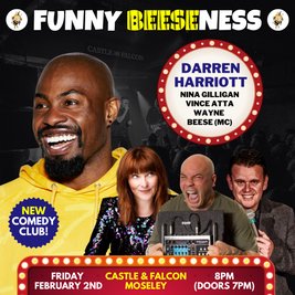 Funny Beeseness - with headliner Darren Harriott!