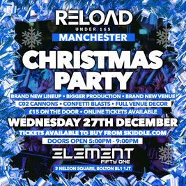 Reload Under 16s Manchester - Christmas Party